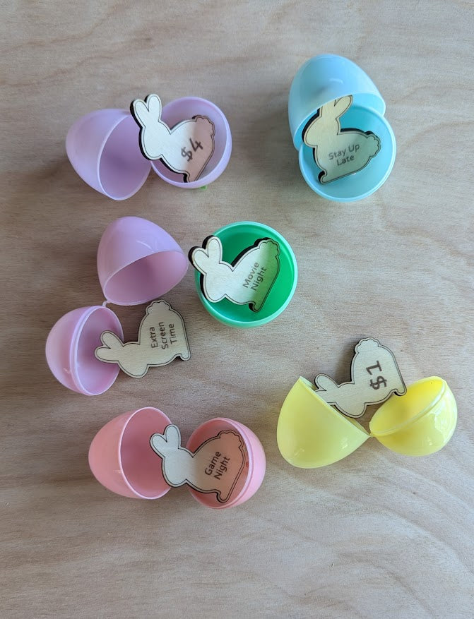 School Aged Easter Egg Tokens